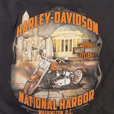 vintage harley davidson t shirt WASHINGTON DC sz 3XL picture