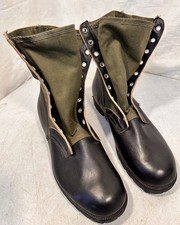 Vintage 1966 Endicott Johnson Vietnam War Jungle Combat Boots 11R Ro-Search picture