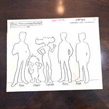 Hanna-Barbera Fonz and the Happy Days Gang 1980 Model Sheets Time Machine 40pgs picture
