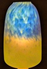 Antique Charles Schneider Art Glass Shade or Pendant Light picture