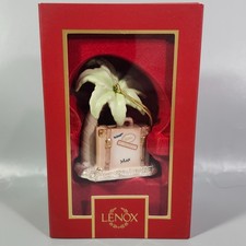 Lenox Happy Retirement Keepsake MAX Monogram Palm Tree Luggage Ornament in Box picture