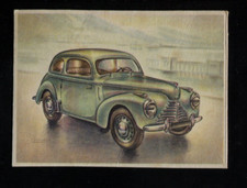 Skoda 1101 Coach 1949 Vintage 1950s Dutch Trading Card picture