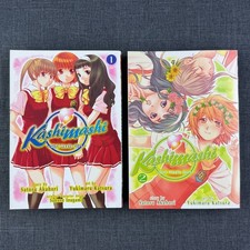 Kashimashi Girl Meets Girl Vol 1 & 2 Manga 2006 Akahori First Printing English picture