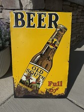 Original Antique Old South Beer Sign Atlantic Tennessee Advertising Brewery RARE picture