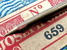 Joseph Gillott’s 659 Crow Quill Vintage Dip Pen Nib Double-Grind Crowquill picture