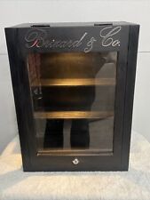 BRIZARD & COMPANY LIGHTED UP CIGAR LIGHTER COUNTERTOP & WALL DISPLAY CASE HOLDER picture