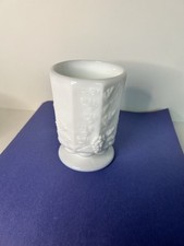 Westmoreland Glass Paneled Grape Milk Glass Mini Open Sugar  4 1/4 inches -00 picture