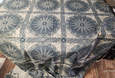 BT Yard 46 wide Vintage 1970's Mariners Star Cheater quilt patchwork  cut & sew picture