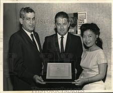 1968 Press Photo Boeing Employees honored by Cystic Fibrosis in New Orleans picture