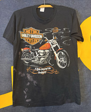 VINTAGE HARLEY DAVIDSON ADAMEC'S A RIDE BEYOND THE ORDINARY TEE SINGLE STITCH  picture