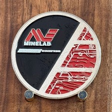 Minelab Masters Of Metal Metal Detecting Double Sided Challenge Coin  W#33 picture