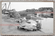 50s ROCKPORT ARANSAS TEXAS AMERICA ARTIST HARBOR OLD VINTAGE USA Photograph 8256 picture