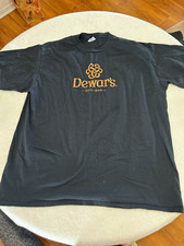 Dewar's Distillery ESTD 1846 Black Advertising Shirt Graphic T-Shirt picture