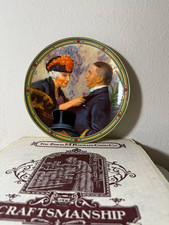 Norman Rockwell Love's Reward Plate 1987 Knowles American Dream Series Box picture