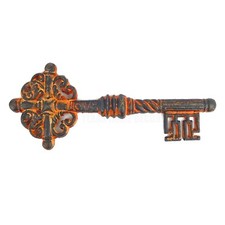 Cast Iron Skeleton Key Large Rustic Vintage Style Wall Decor 