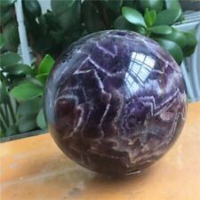 1130g Natural Dream Amethyst Quartz Crystal Sphere ball Healing #A98 picture