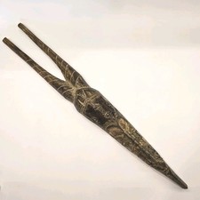 Vintage Ghana African Horned Mask 26.5