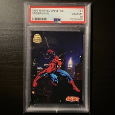1994 Marvel Universe Spider-Man Freeze Frames #1 PSA 10 Pop 3 picture