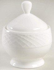 Mikasa Trellis White Sugar Bowl 11697805 picture
