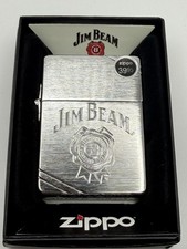 Vintage 2010 Jim Beam Label Replica Chrome Zippo Lighter New B9 picture