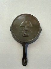 Vintage Mini Cast Iron Skillet Lamp Logo Advertising Promo Salesman Sample picture