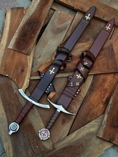 Faithkeeper The Accolade Sword of the Knights Templar - Handmade Medieval Sword picture