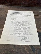 Victorian Butter Factories Co-operative 1944 Vintage Letterhead picture