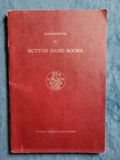 BUTTON HAND BOOKS ,  SUPPLEMENT III  ,  1949  ,  SIGNED BY THE AUTHOR ; 84 PAGES picture