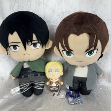 Attack on Titan Plush Lot Eren Jaeger Levi Ackerman Annie Leonhart Fukuya 33 picture