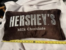 Hershey's Chocolate Bar Plush Pillow New Official 2010 Sweet Thang 22” X 12” Sm picture