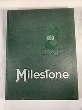 1959 HOPE COLLEGE ~ MILESTONE YEARBOOK HOLLAND, MICHIGAN picture