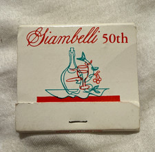 Giambelli 50th & Mercurio Restaurant New York NY Matchbook Cover 46 E 50th St picture