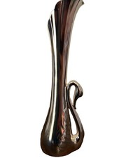 Vintage Wm A Rogers Oneida Silverplate Swan Bud Vase 7