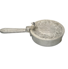 Vintage Canterbury Arts Hand Forged Aluminum Silent Butler Crumb Catcher Ornate picture