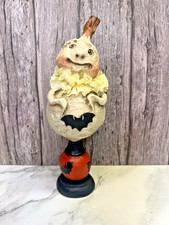 Vintage Bethany Lowe Halloween Hop Hop Jingle Boo Pumpkin-Headed Bats Figurine picture