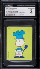1971 Libri Edizioni Figurine Di Linus CGC 3 SECRET PROMO Peanuts Charlie Brown  picture