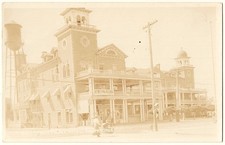 real photo Nampa ID - Dewey Palace Hotel antique postcard RPPC picture