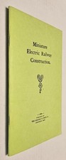 1976 Miniature Electric Railway Construction 1906 Carlisle Finch Reprint picture