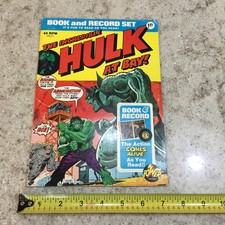 Vintage The Incredible Hulk At Bay Book And Record Set picture