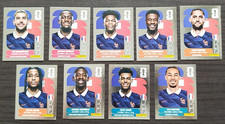 lot of 9 vignettes - 2026 panini world cup - FRA FRANCE silver silver picture