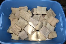 US Military Issue WW2 WWII First Aid Medic Bandage 2 Pack in Cotton Pouch NOS picture