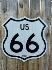 Authentic California Route 66 Sign With CA Print Stamp picture