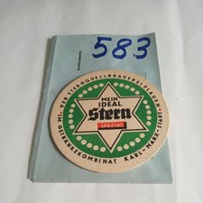 1 piece beer mat VEB brewery Plauen Karl-Max-Stadt GDR collection no. 583 picture