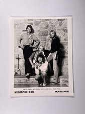 Wishbone Ash Photograph Original Black And White Press Promotion7th June 1980 picture