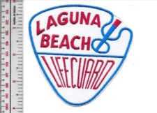 Retro Surfing Lifeguard California Laguna Beach 1970 Lifeguard Patch NO TARIFF picture