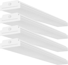 4FT LED Wraparound 40W Wrap Light, 4400Lm, 4000K Neutral White, 4 Foot Shop Ligh picture