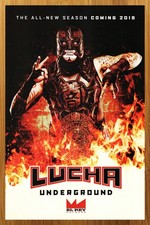 2016 Lucha Underground Print Ad/Poster El Rey TV Network Luchador Wrestling Art picture