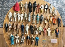 Vintage Star Wars Action Figure Lot of 41 – Kenner 80s Hong-kong Taiwan Caption  picture