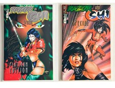 RAZOR AND SHI SPECIAL & Platinum Ed 1994 SIGNED Hartsoe NM Cool 90's Books picture