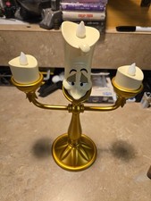 Disney Parks Lumiere Light-Up Candlestick Figurine Beauty Beast Exclusive picture